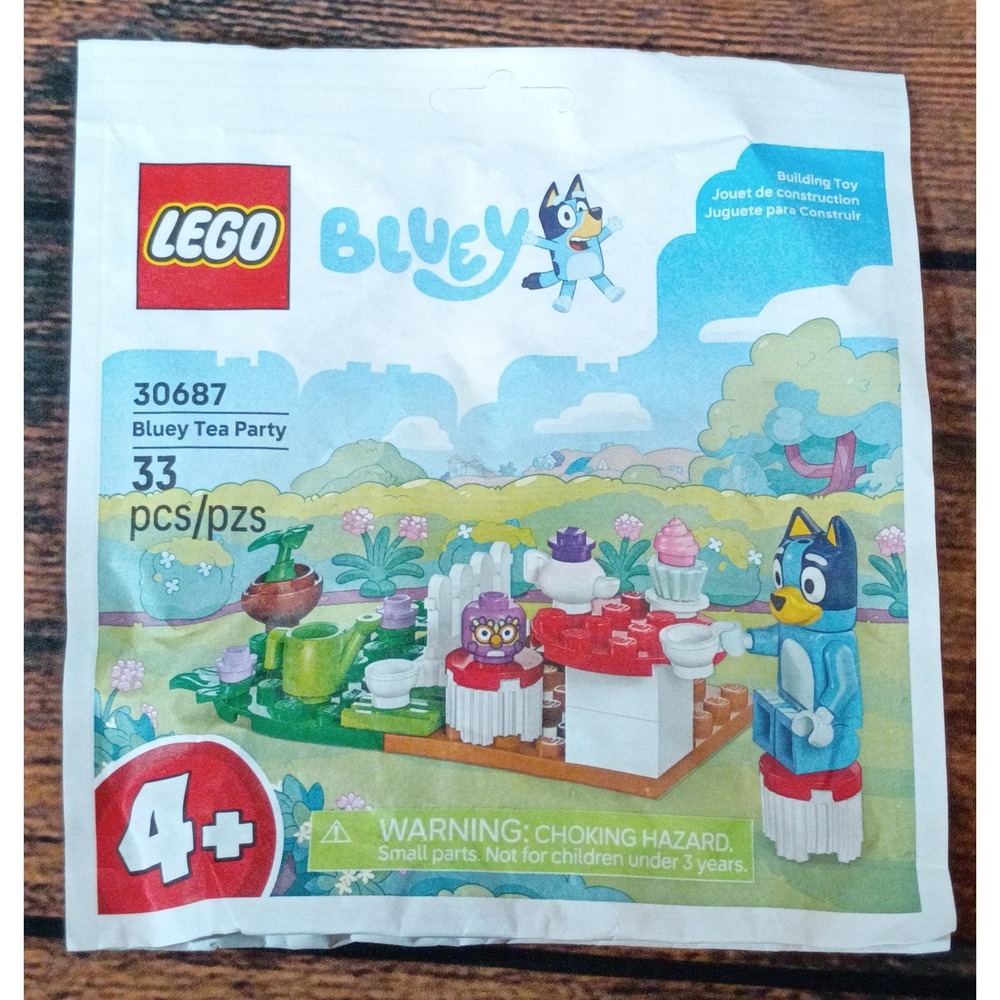LEGO Bluey Tea Party 30687 Polybag 33 Pieces Building Toy Set New Sealed